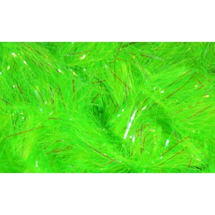 Синель Hareline Wide Frizzle Chenille 20mm #54 UV Chatreuse фото 1