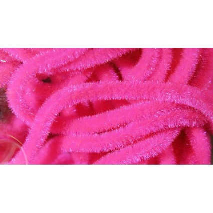 Синель Hareline Velvet Chenille Small #131 Fl Fuchsia фото 1