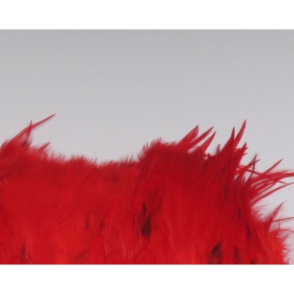Скальп Hareline Soft Hackle Marabou Patch #310 Red фото 1