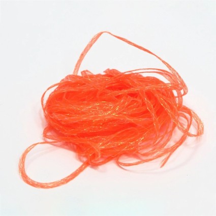 Тесьма Hareline Mini Flat Fly Braid #137 Fl Orange фото 1