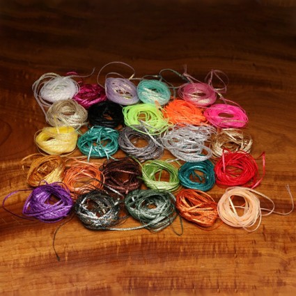 Тесьма Hareline Mini Flat Fly Braid #233 Minnow Blue Pearl фото 2