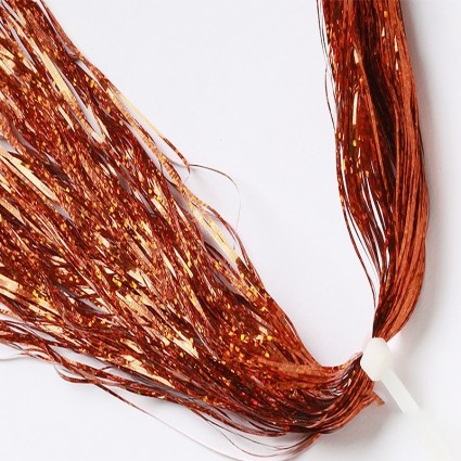 Флеш Hareline Flashabou Magnum 1/32'' #3283 Holo Orange фото