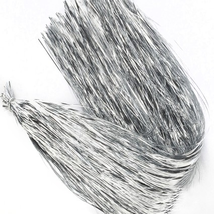 Флеш Hareline Flashabou Predator 52cm #01 Silver фото