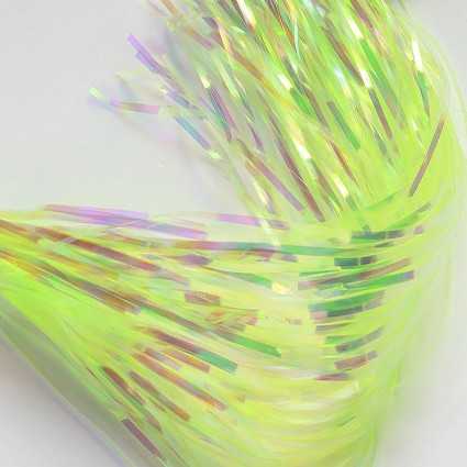 Флеш Hedron Dyed Pearl SW Flashabou #1662 Chartreuse фото