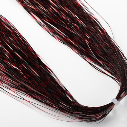 Флеш Hedron Barred Flashabou Magnum #3401 Red/Black фото