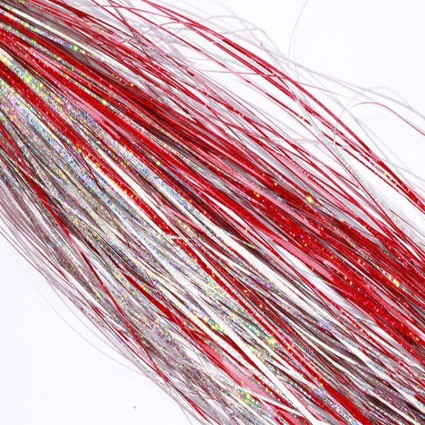 Флеш Hedron HOLO FLY FIBER #4011 Silver/Red фото