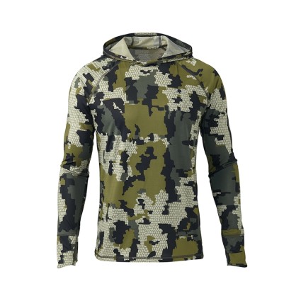 Термофутболка KUIU Gila LS Hoodie Verde M фото