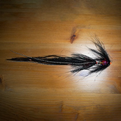 Муха Стример TFF Taimen Articulated Streamer 27cm Black фото