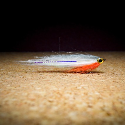Муха Стример TFF Aspius Minnow #1 7cm Orange/White/Grey фото