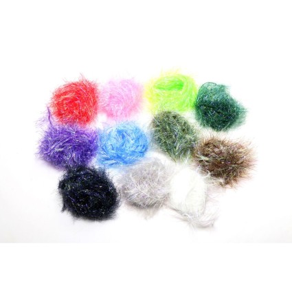 Синель Hareline Spectrum Glimmer Chenille #11 Black фото 2