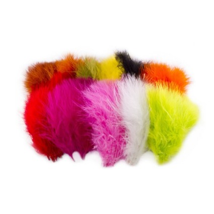 Перо марабу Wapsi Wooly Bugger Marabou Black фото