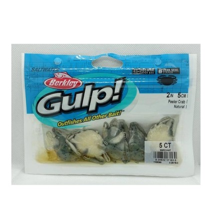 Силиконовая приманка Berkley Gulp! Peleer Crab GSPC2-Natural фото