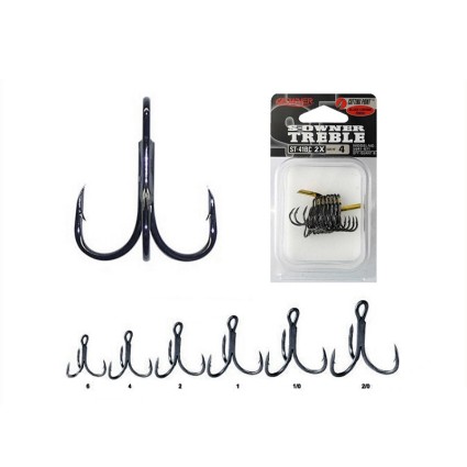 Тройной крючок Owner ST-41BC #1 6pcs фото 2