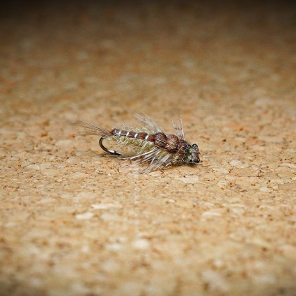 Муха нахлыст TFF Crimea Stone Fly Nymph #8 Tan фото 1