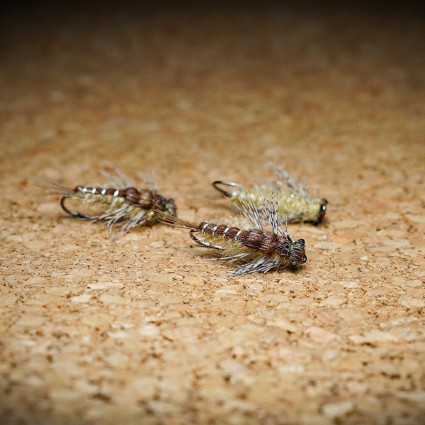 Муха нахлыст TFF Crimea Stone Fly Nymph #8 Tan фото 2