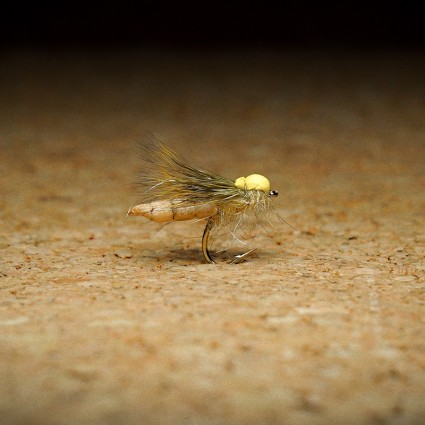 Муха нахлыст TFF Balloon Caddis Dry Fly #12 Tan фото