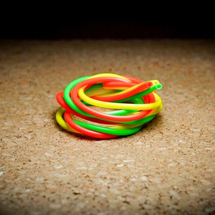 Трубка силикон TFF Silicone Tube Hook Holder 2.5mm 1m Color Mix фото 1