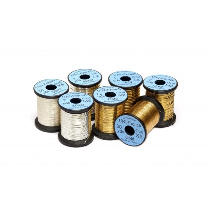 Люрекс UNI French Oval MD 7yd Silver фото