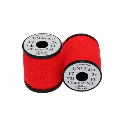 Шерсть UNI Yarn 17yds 2x Reg Fl Chinese Red фото 1