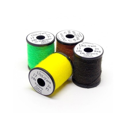 Шерсть UNI Yarn 17yds 2x Reg Black фото