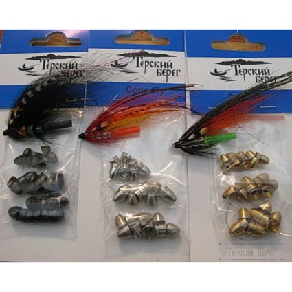 Набор конусов Терский Берег "Русская Пуля" черный 30шт 2 мм фото