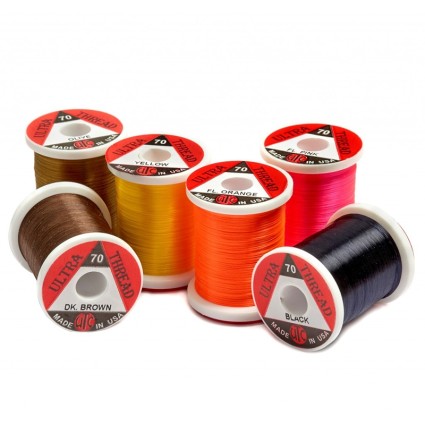 Нитки UTC Ultra Thread 70 Black 100yds фото 2