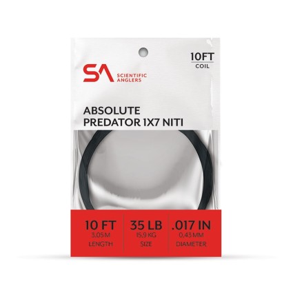 Металлический поводок Scientific Anglers Absolute Predator 35lb Wire 10ft фото