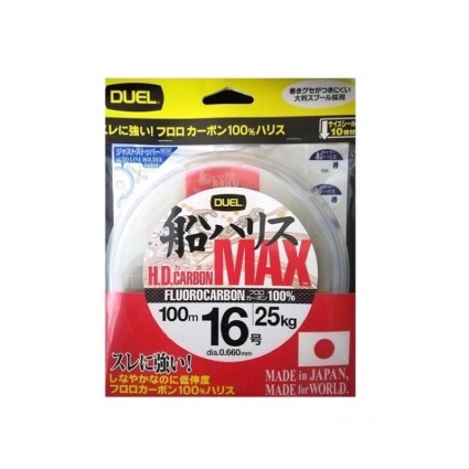Леска Duel HD Carbon MAX Fluorocarbon 100% 100m #16 0.660mm 25kg фото