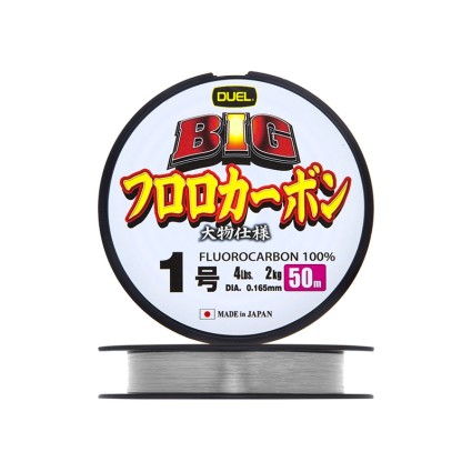 Леска Duel BIG Fluorocarbon 100% 50m #4 7.0kg 0.330mm фото