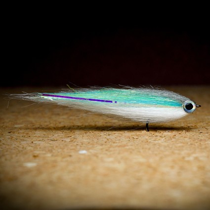 Муха Стример TFF Craft Fur Baitfish #1 8см Grey/Blue/Fl Chartreuse/White фото