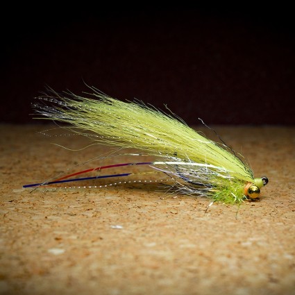 Муха Стример TFF Zander Jig Bait Streamer #1 Fl Yellow фото
