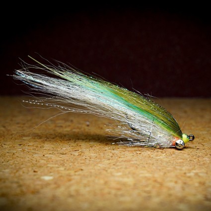 Муха Стример TFF Zander Jig Bait Streamer #1 Natural/Fl Chartreuse фото