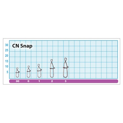 Застёжка Pontoon 21 CN Snap #00 15kg 8pcs фото 2