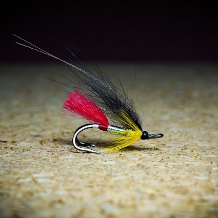 Муха лососевая TFF Yellow Monkey Ken Sawada SD3 Double Hook #6 фото