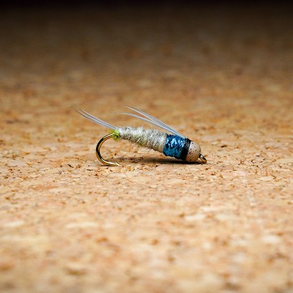 Муха нахлыст TFF Cherry Salmon Prince Nymph TH #8 Litchen/Blue фото