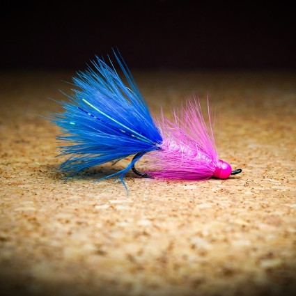 Муха нахлыст CRM Woolly Bugger Salmon TH 4.5mm #6 Fl Pink/Blue фото