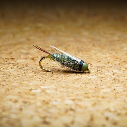 Муха нахлыст TFF Cherry Salmon Prince Nymph TH #8 Peacock фото