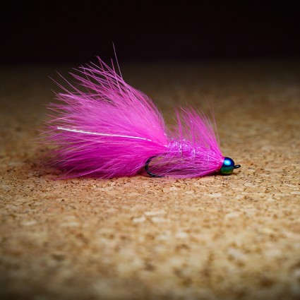 Муха нахлыст CRM Woolly Bugger Salmon TH 5.5mm #6 Fl Pink фото