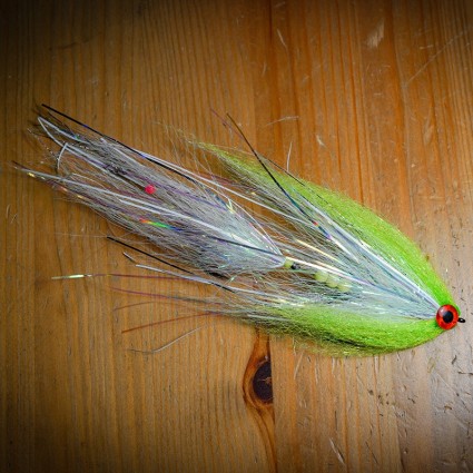 Муха Стример TFF Deceiver Articulated Chartreuse/White 18cm фото 1