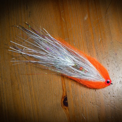 Муха Стример TFF Deceiver Articulated Orange/White 18cm фото 1