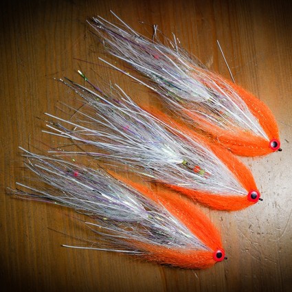 Муха Стример TFF Deceiver Articulated Orange/White 18cm фото 3