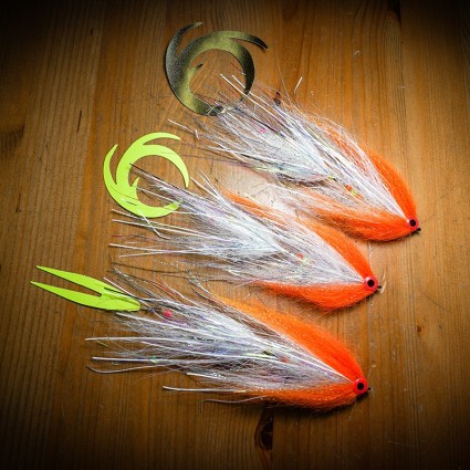 Муха Стример TFF Deceiver Articulated Orange/White 18cm фото 4