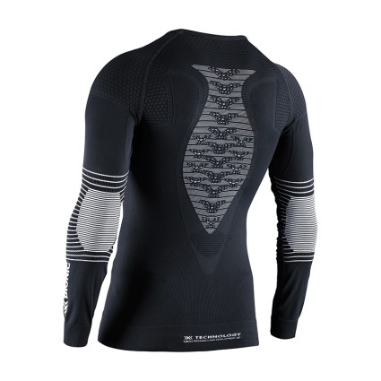 Термокофта X-BIONIC Energizer 4.0 Shirt Round Neck LG SL Men Opal Black/Arctic White - S фото 2