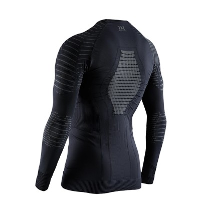 Термокофта X-BIONIC Invent 4.0 Shirt Round Neck LG SL Men Black/Charcoal - M фото 2
