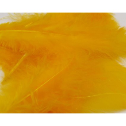 Перо Hareline Soft Hackle #367 Sunburst Yellow фото 1