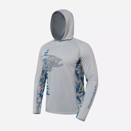 Лонгслив Finntrail Wave Big Fish Hoodie 6609 Grey XL фото 1