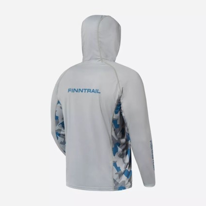 Лонгслив Finntrail Wave Big Fish Hoodie 6609 Grey XL фото 2