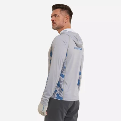 Лонгслив Finntrail Wave Big Fish Hoodie 6609 Grey 2XL фото 7