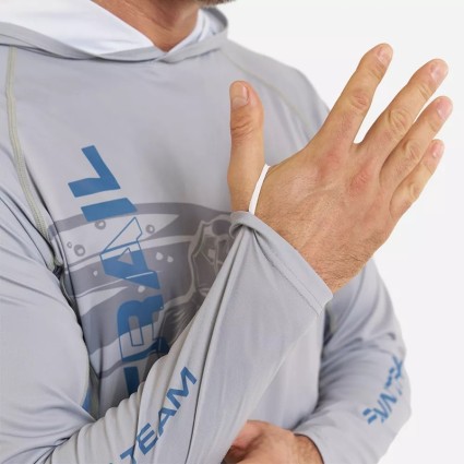 Лонгслив Finntrail Wave Big Fish Hoodie 6609 Grey 2XL фото 9