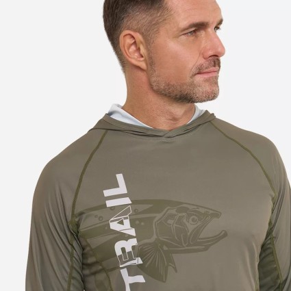 Лонгслив Finntrail Wave Big Fish Hoodie 6609 Khaki M фото 7